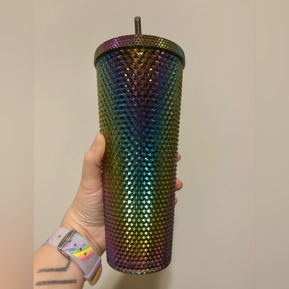 Starbucks Oil Slick Studded Venti Tumbler Halloween 2023 - Picture 2 of 3